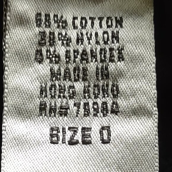 Chico’s Women's Black Cotton Blend Capri Pants Size 0 = US Size 4 (See Last Pic) - Picture 9 of 11